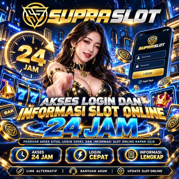 Panduan akses Supraslot 24 jam